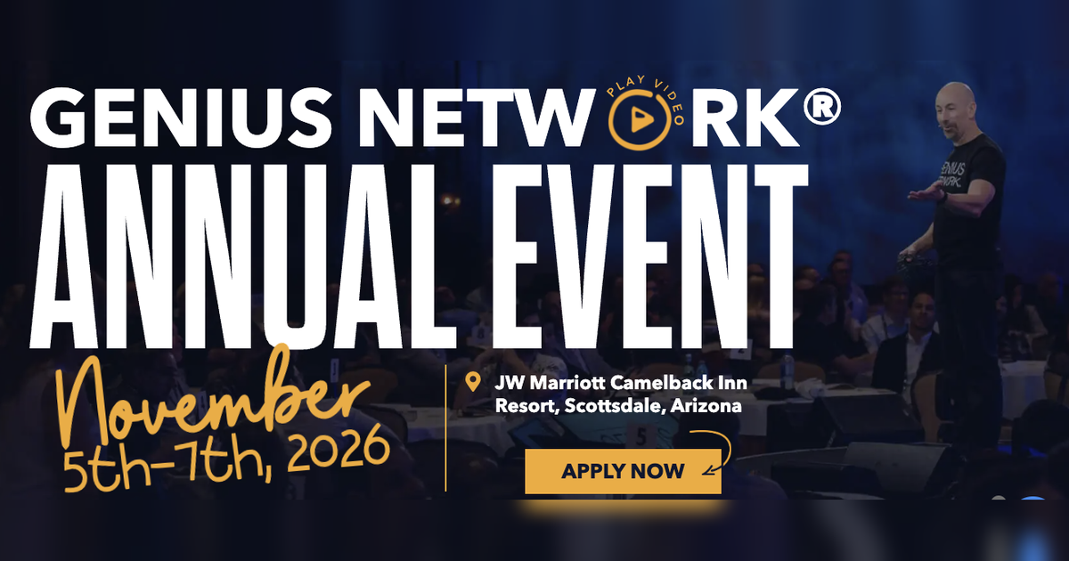 Genius Network Annual Event 2026